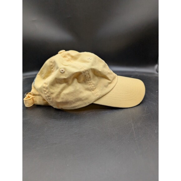 Vineyard Vines Yellow Blue Whale Logo Mermaid Pattern Brim Adjustable Hat RARE - Picture 4 of 8